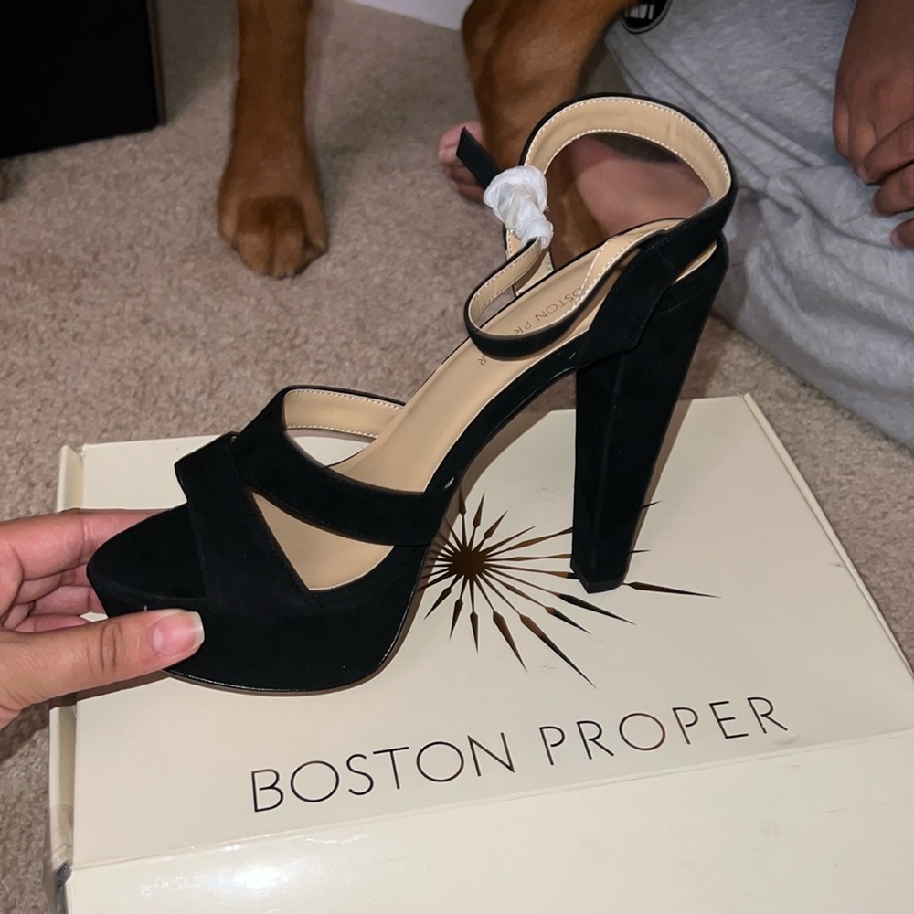 Black heels